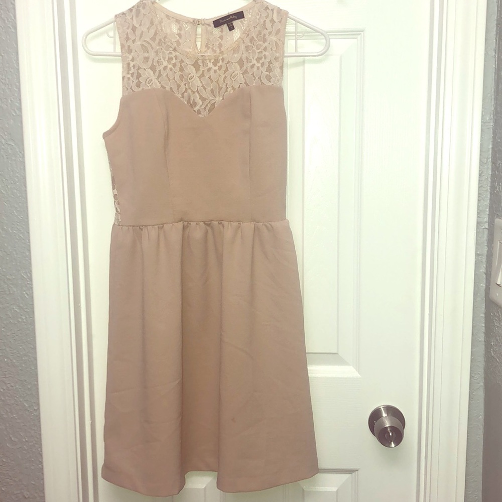 Nude lace Dress